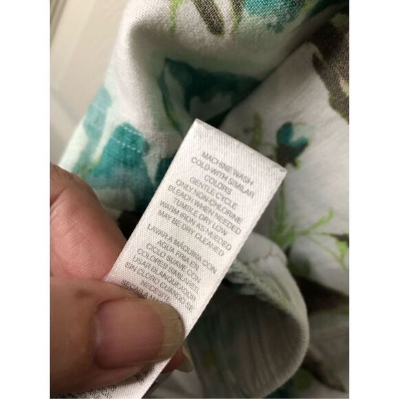 Chico’s Linen Tropical Slacks L - Picture 8 of 12